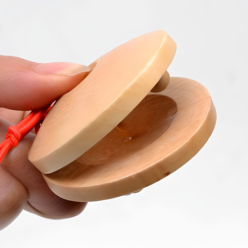 Castanet Flamenco - Wooden Castanets Wood Percussion Flamenco Musical