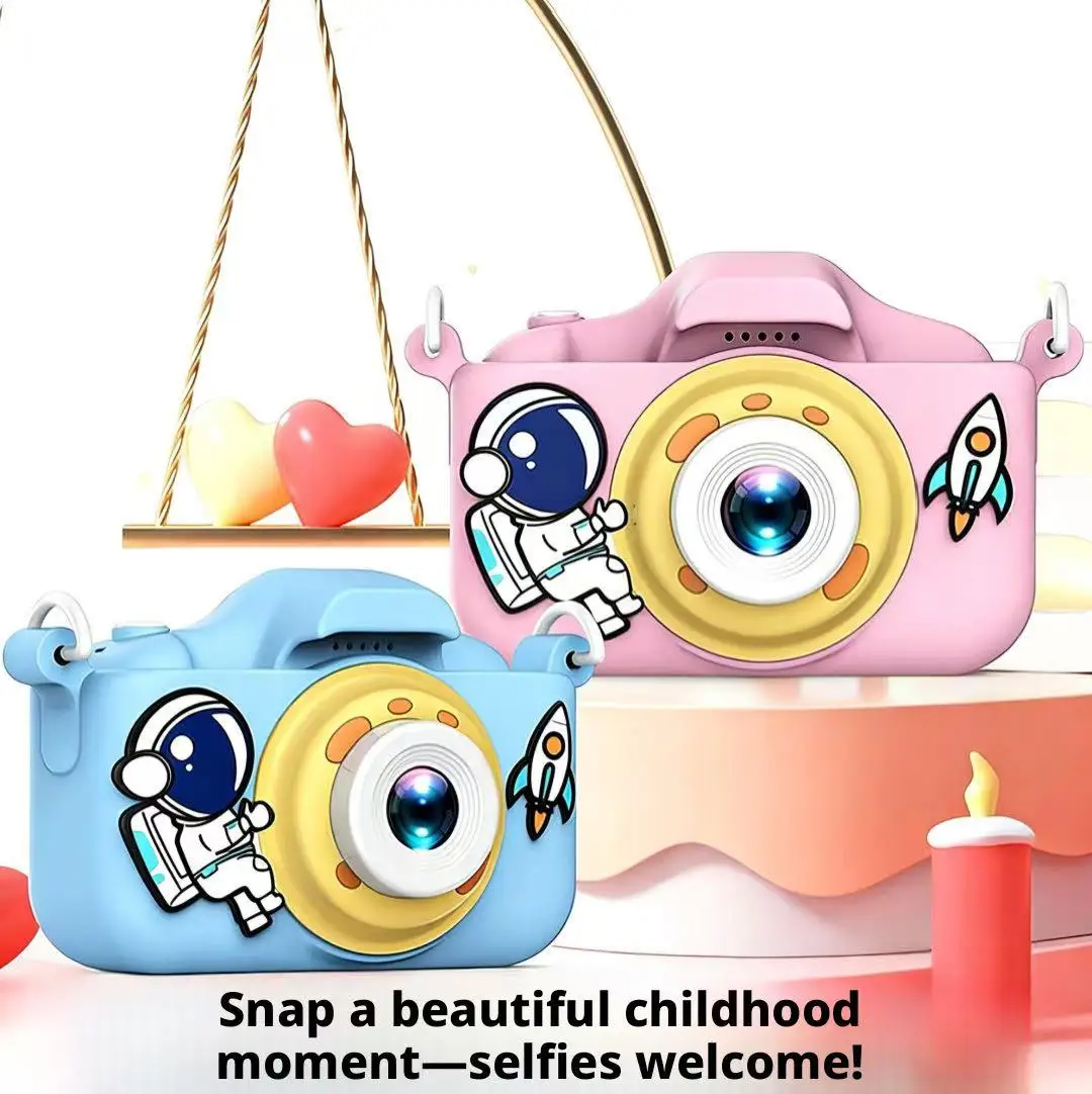 Kids Camera HD Dual Lens 1080P - Musical Instrument Recorder 评论和价格