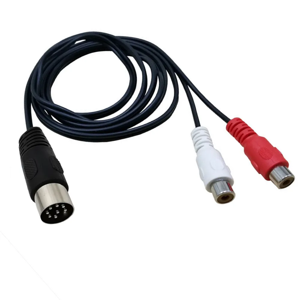 Din 8 Pin to 2RCA Cable 8Pin D - Musical Instrument Symbols 评论和价格