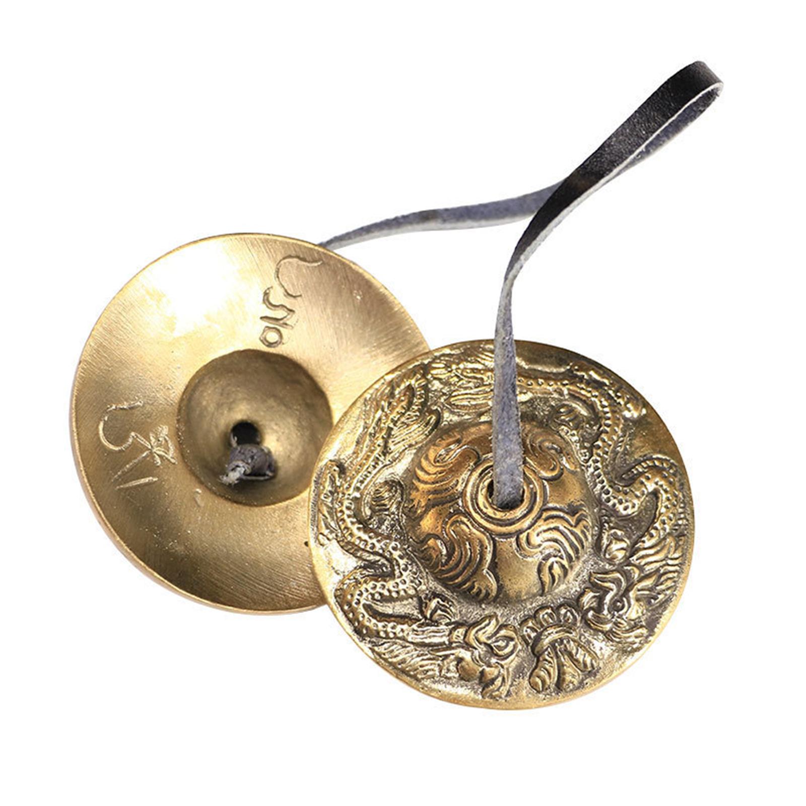 Meditation Bell Copper Tingsha - Musical Instrument Symbols 评论和价格