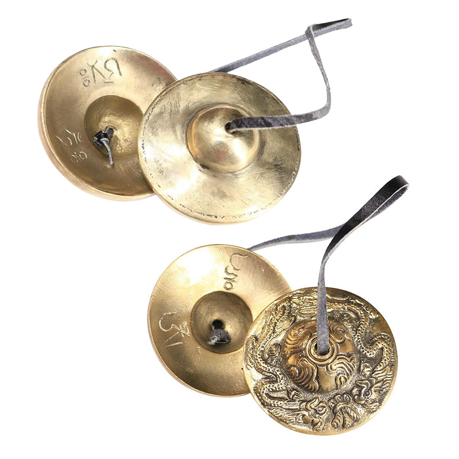 Meditation Bell Copper Tingsha - Musical Instrument Symbols 评论和价格