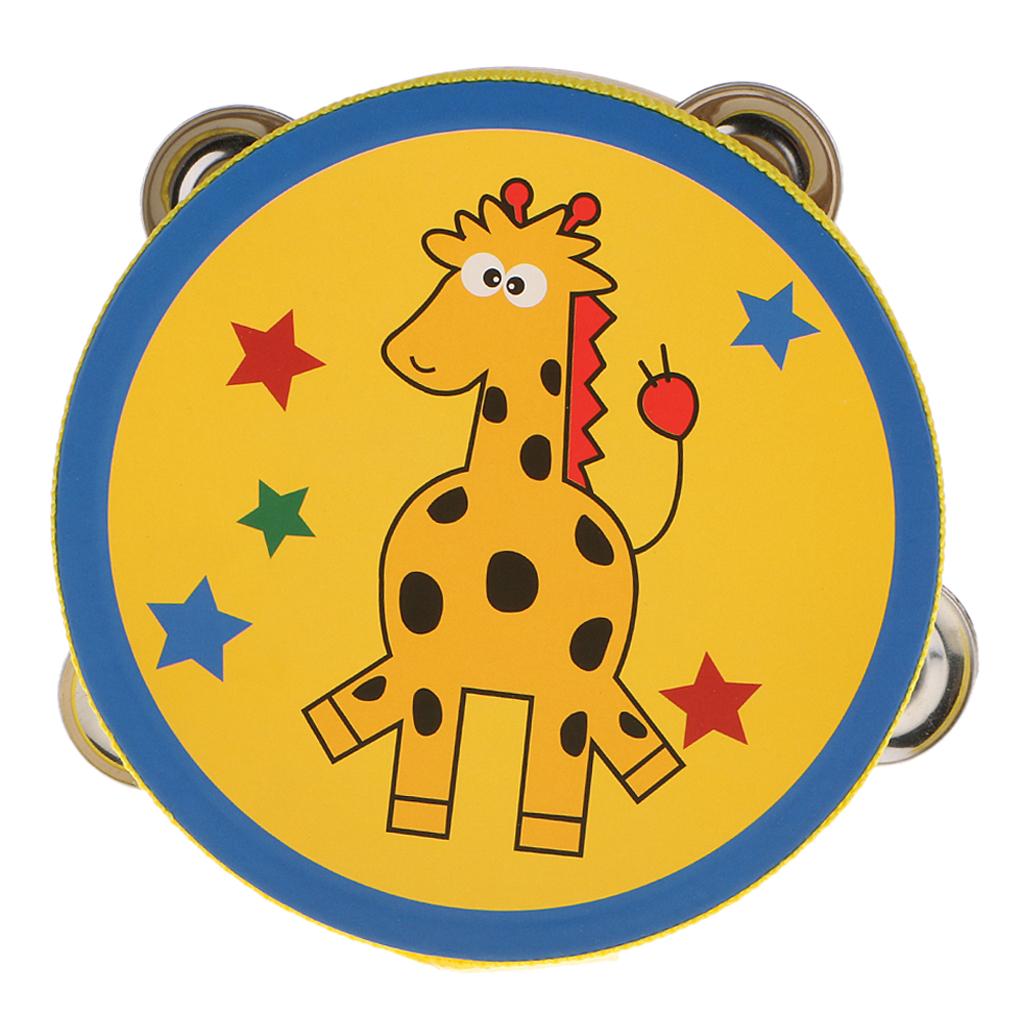 Wooden Tambourine Small Hand P - Musical Instrument Tambourine 评论和价格