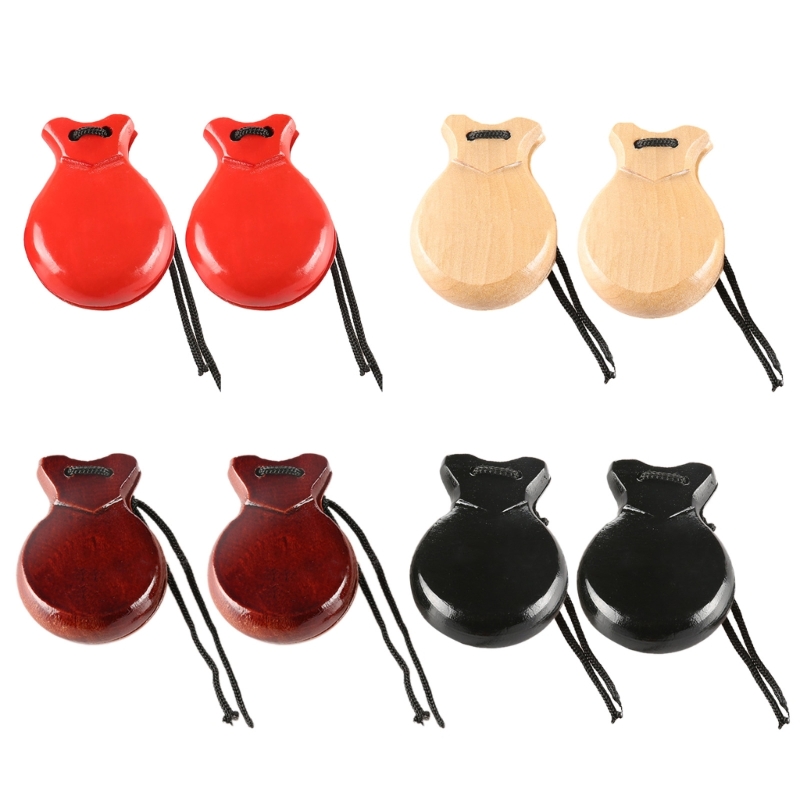 2 Pcs Wood Spanish Castanets F - Castanet Flamenco 评论和价格