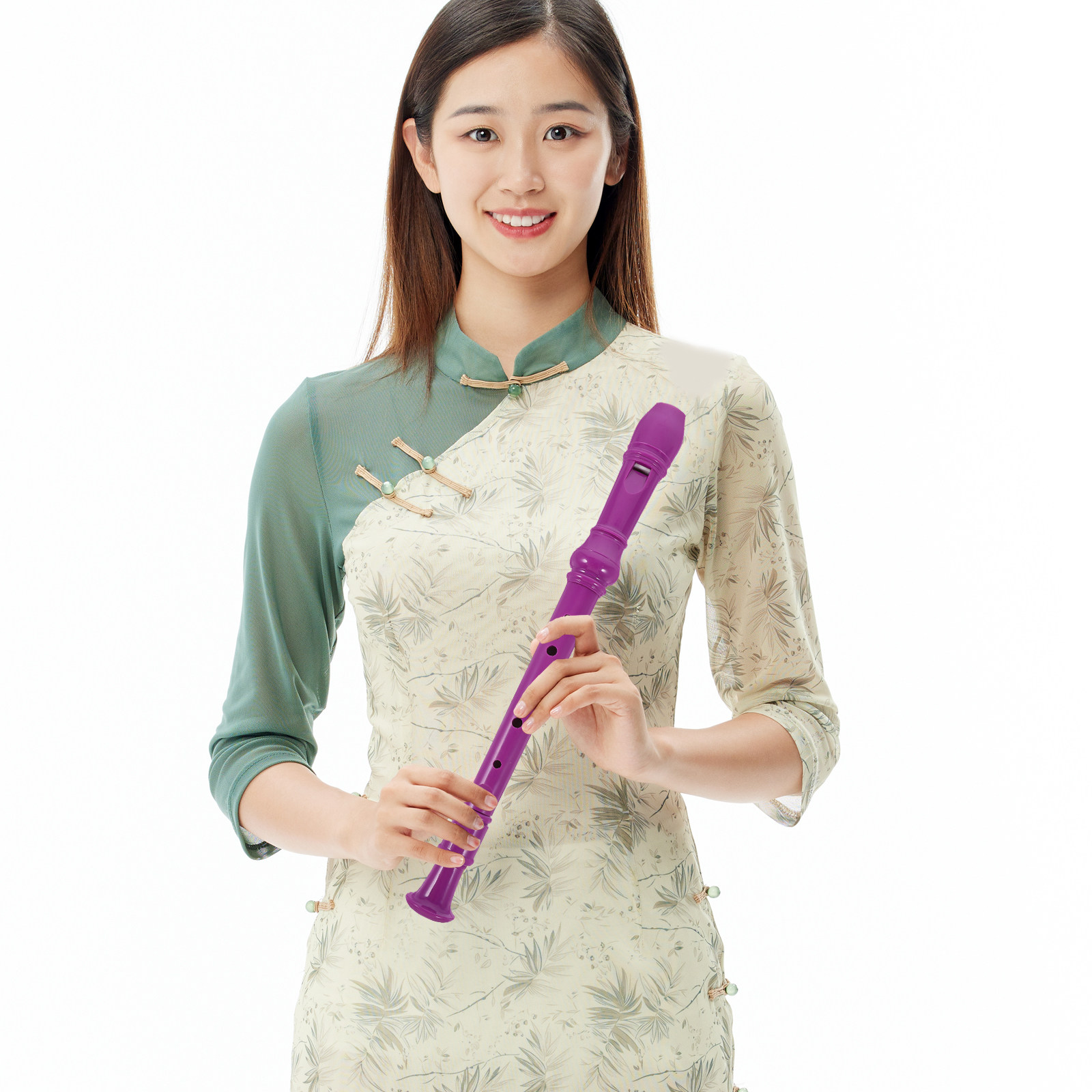 1Set Soprano Recorder 8 Hole A - Musical Instrument Recorder 评论和价格