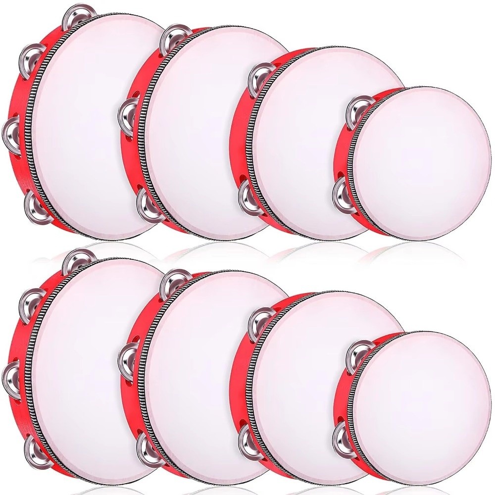 4/6/8/10 Inch Hand Held Drum M - Musical Instrument Tambourine 评论和价格