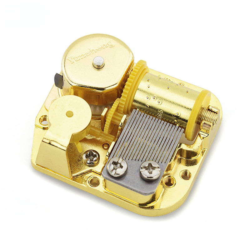 Y 1PC Gold-plated Windup Music - Musical Instrument Brands 评论和价格