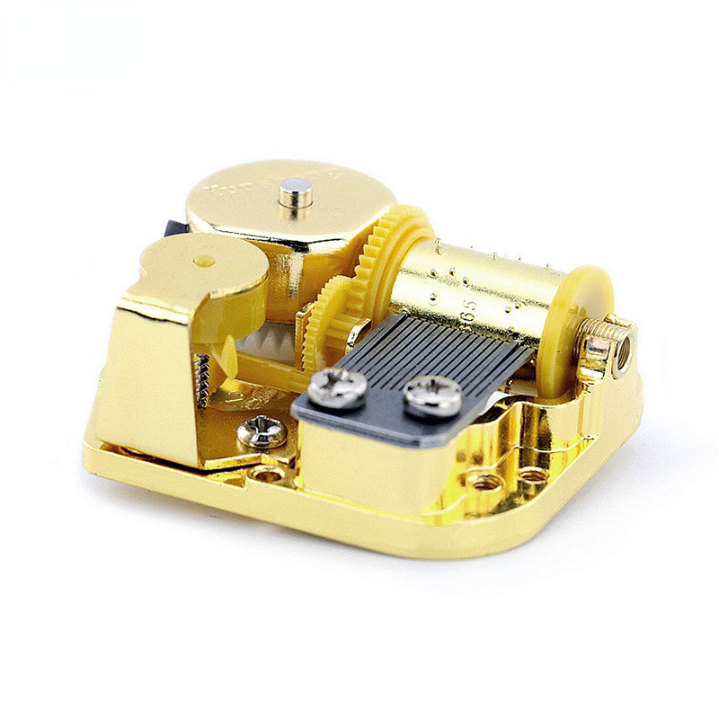 Y 1PC Gold-plated Windup Music - Musical Instrument Brands 评论和价格