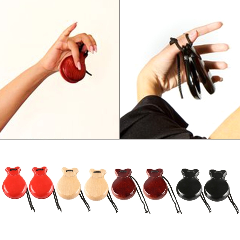 2Pcs Traditional Castanet Span - Castanet Flamenco 评论和价格