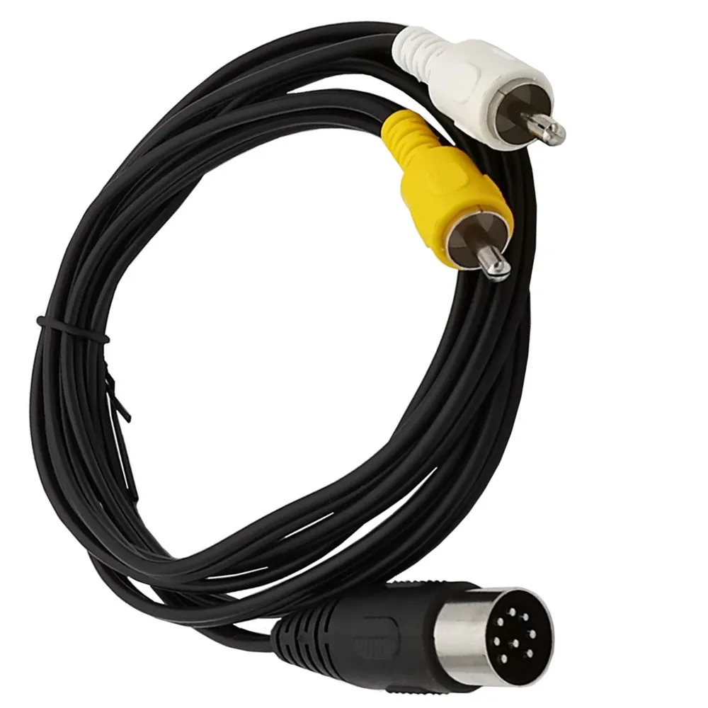 Din 8 Pin to 2RCA Cable 8Pin D - Musical Instrument Symbols 评论和价格