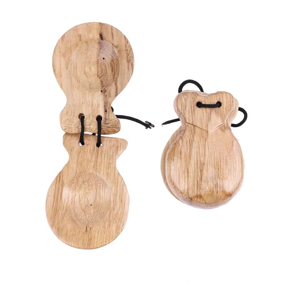 Orff Percussion Wood Castanets - Castanet Flamenco 评论和价格