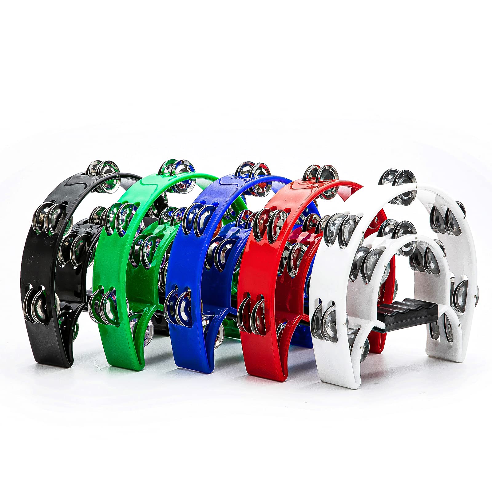 Tambourine Double Row Metal Ji - Musical Instrument Tambourine 评论和价格