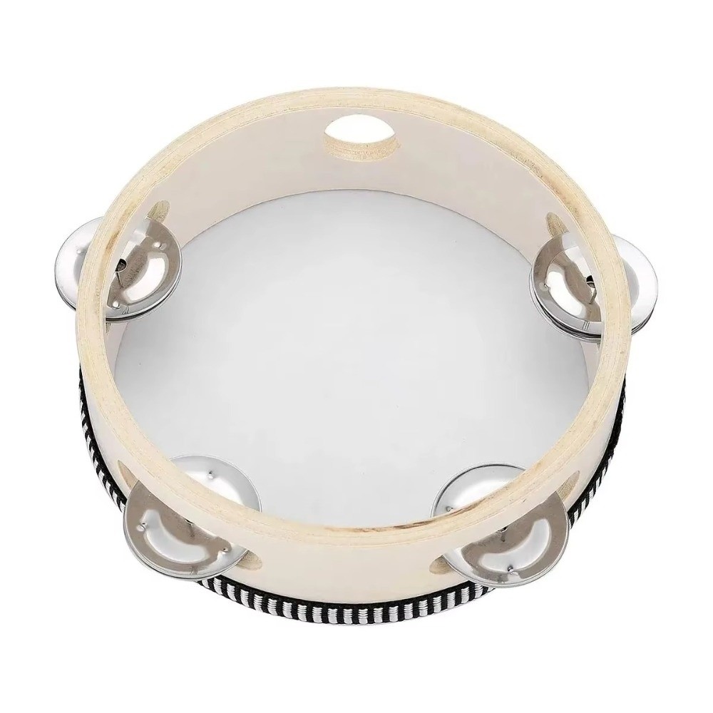 4/6/8/10 Inch Hand Held Drum W - Musical Instrument Tambourine 评论和价格