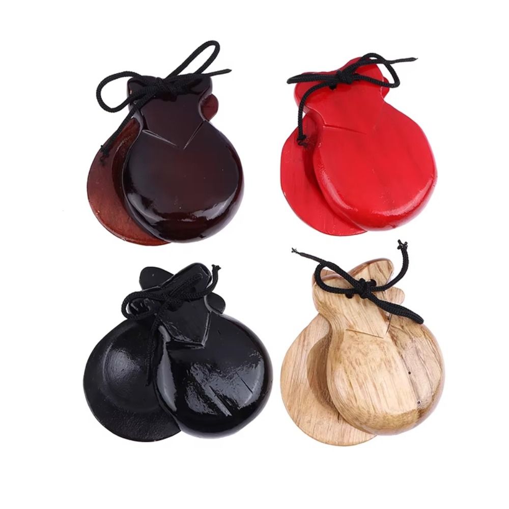 Orff Percussion Wood Castanets - Castanet Flamenco 评论和价格