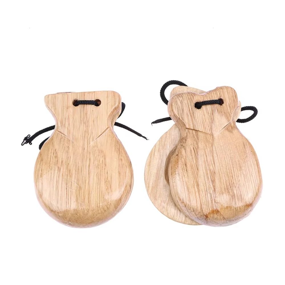Orff Percussion Wood Castanets - Castanet Flamenco 评论和价格