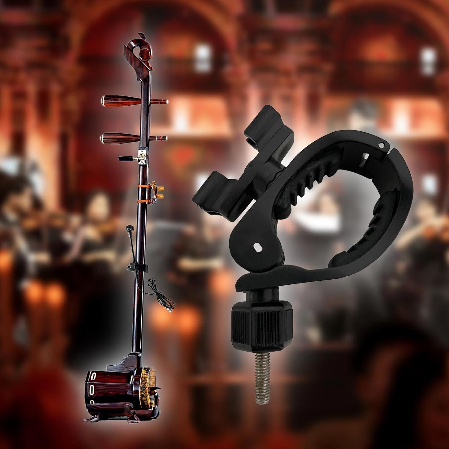 Flute Clip Microphone Stands f - Musical Instrument In Orchestra 评论和价格
