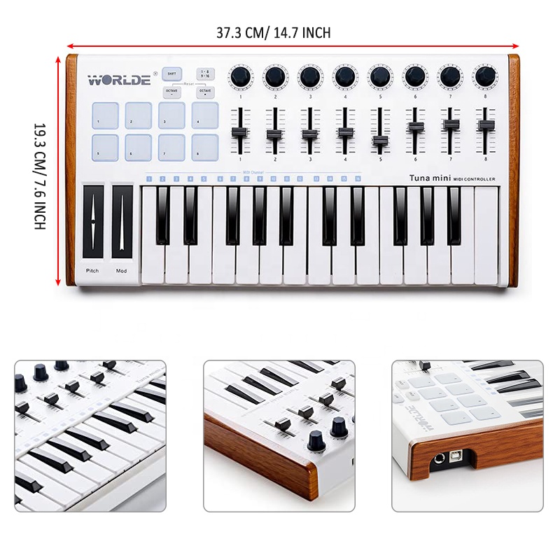 Brand 8 Encoders Faders USB MI - Musical Instrument Brands 评论和价格