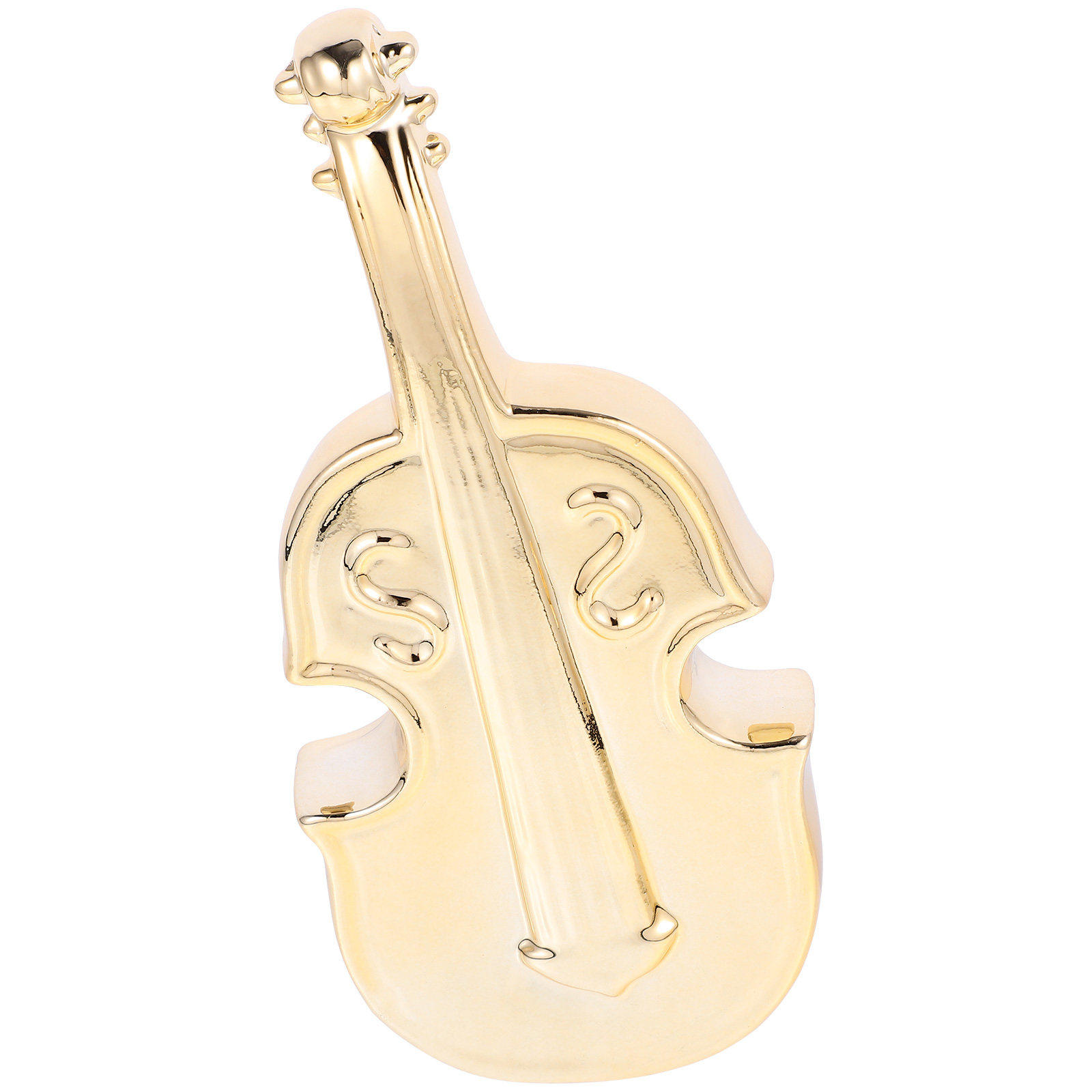 Ceramic Cello Ornament Desktop - Musical Instrument Photo 评论和价格