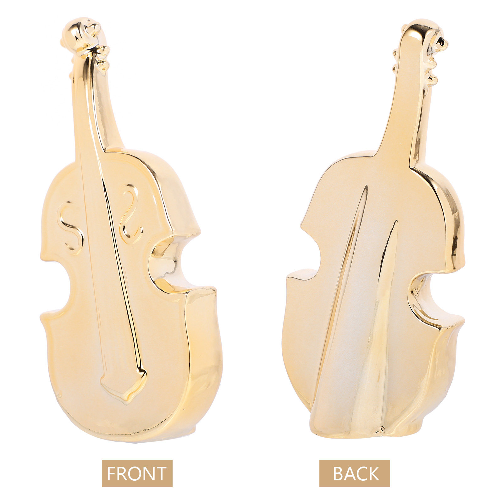 Ceramic Cello Ornament Desktop - Musical Instrument Photo 评论和价格