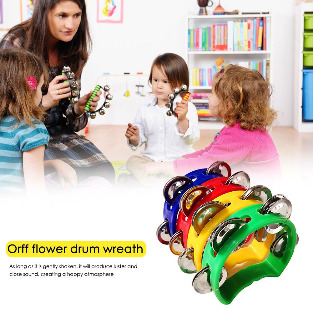 4pcs Tambourine Jingles Rattle - Musical Instrument Tambourine 评论和价格