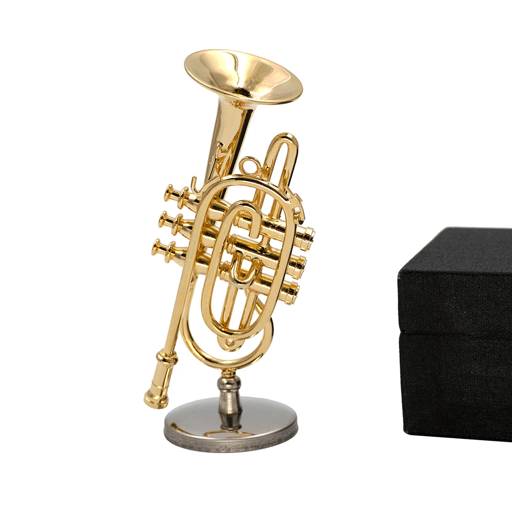 1Pcs Miniature Copper Cornet M - Musical Instrument Cornet 评论和价格
