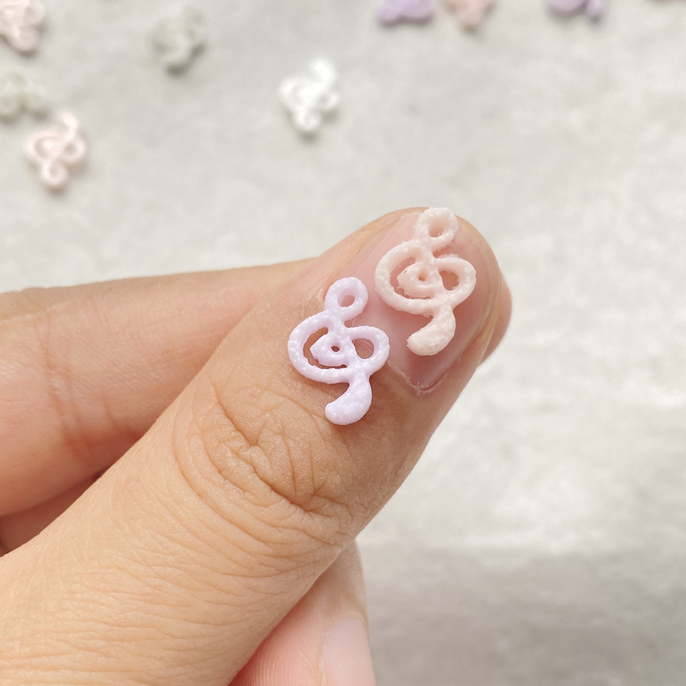 50pcs Mix Resin Mini Pink Musi - Musical Instrument Symbols 评论和价格