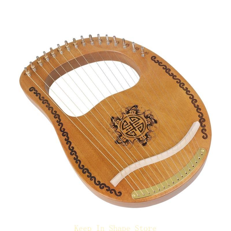 U1JC 16 String Lyre Harp, Lyre - Musical Instrument Symbols 评论和价格