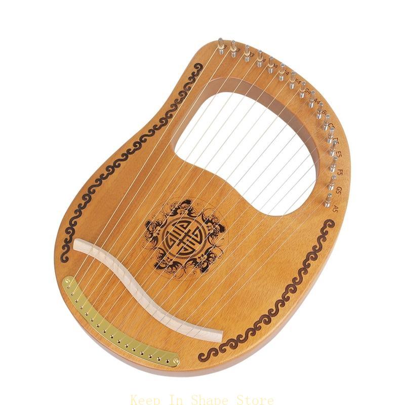 U1JC 16 String Lyre Harp, Lyre - Musical Instrument Symbols 评论和价格