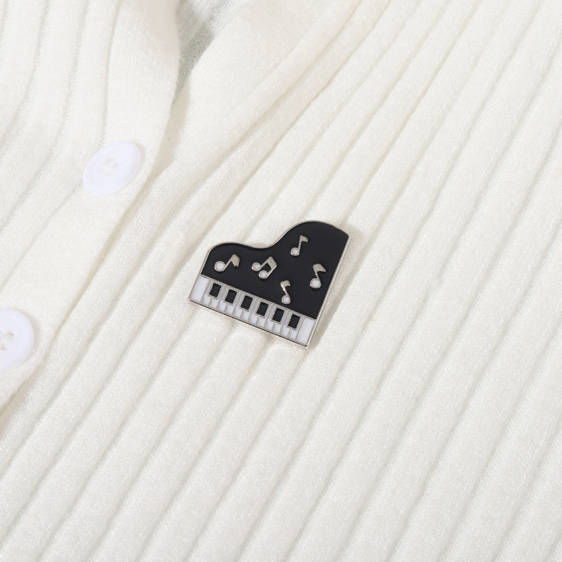 Concert Enamel Pin Piano Violi - Musical Instrument Symbols 评论和价格