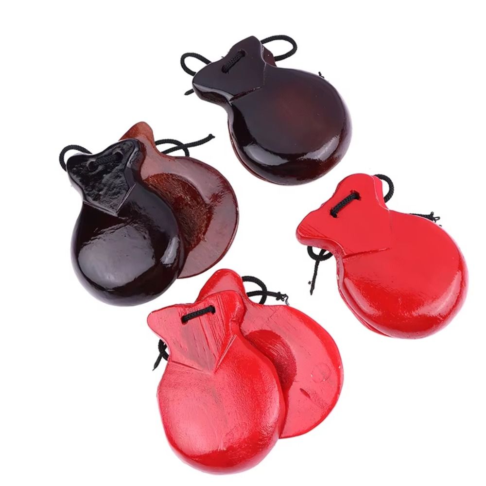Orff Percussion Wood Castanets - Castanet Flamenco 评论和价格
