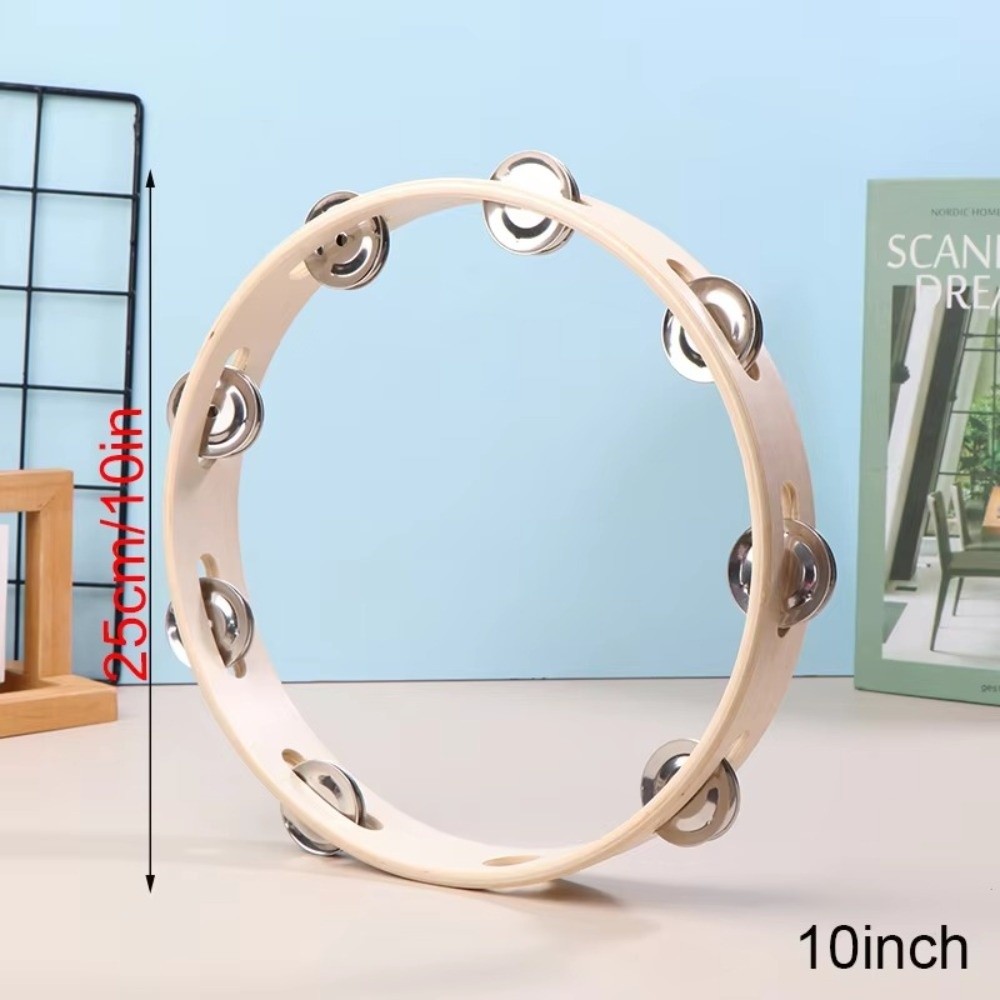 New 4/6/7/8/10 Inch Hand Drums - Musical Instrument Tambourine 评论和价格