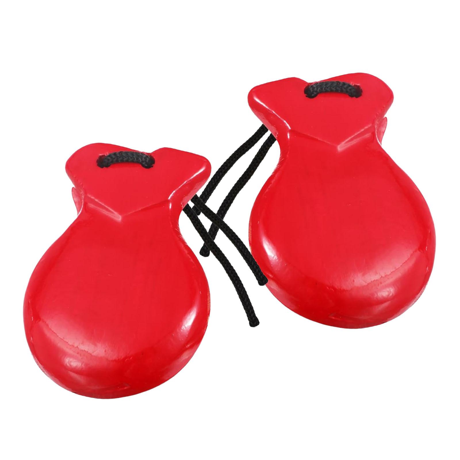 2Pcs Wood Spanish Castanets Pe - Castanet Flamenco 评论和价格
