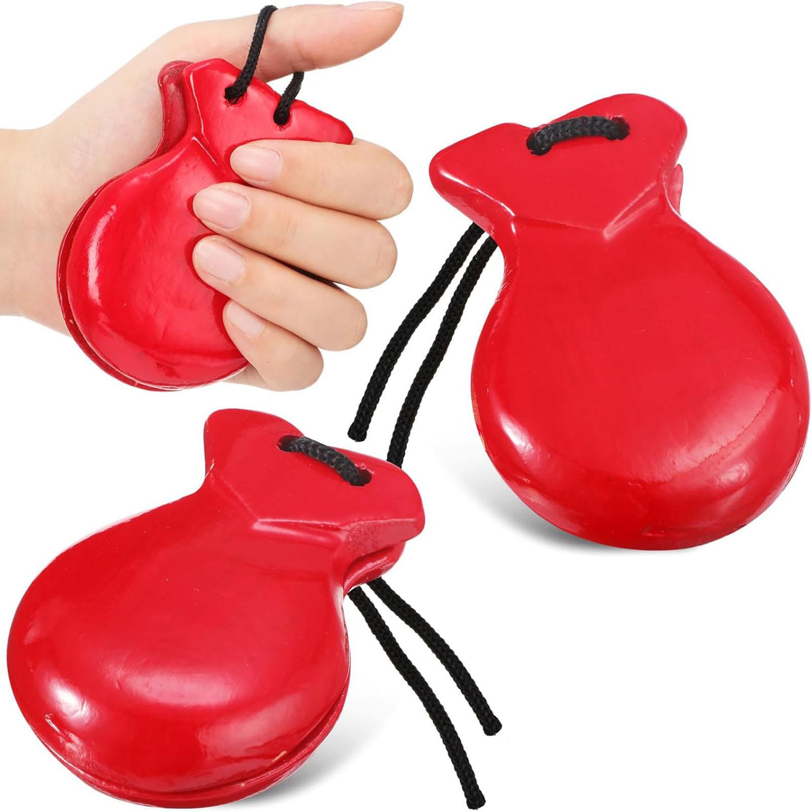 2Pcs Wood Spanish Castanets Pe - Castanet Flamenco 评论和价格