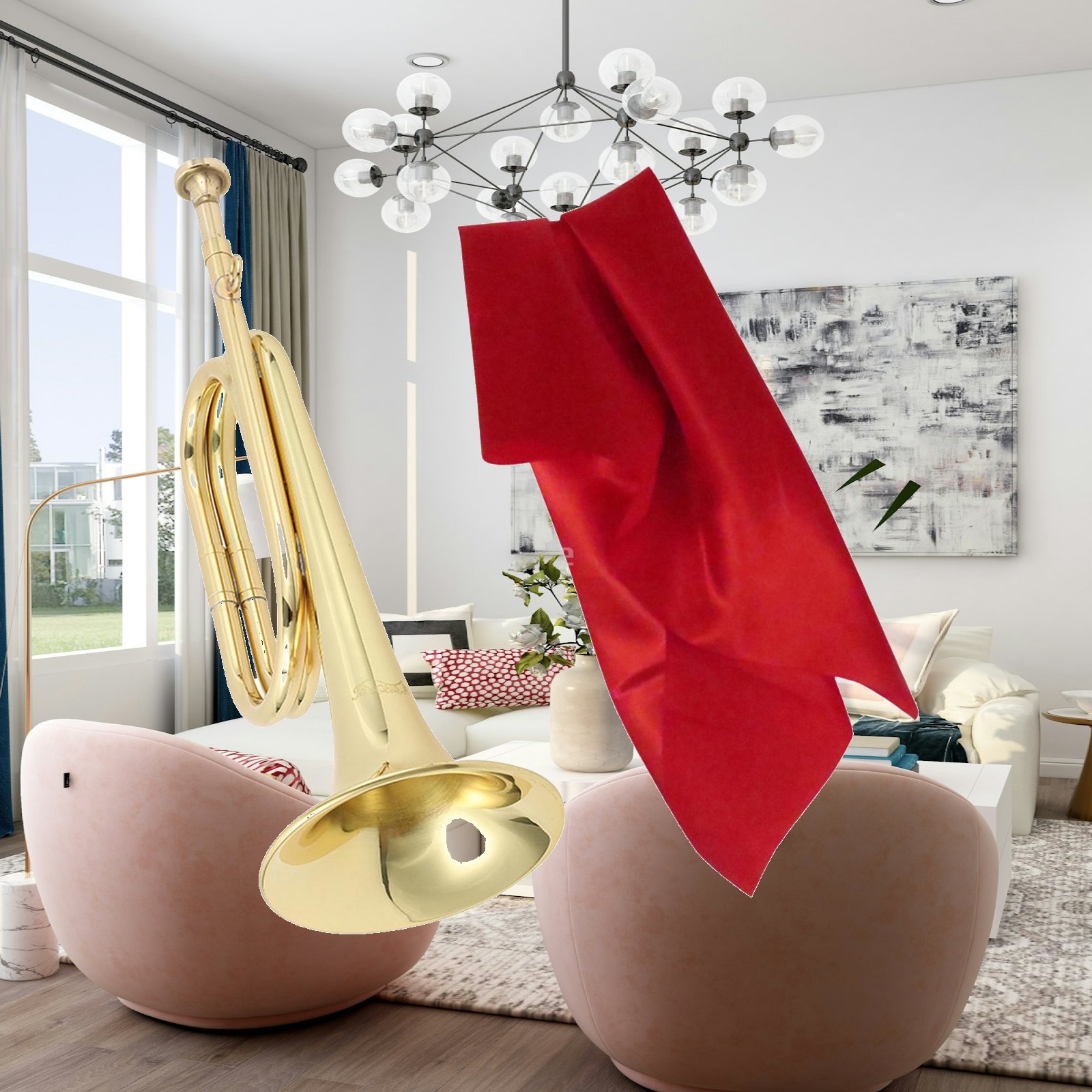 Mini Brass Instrument Trumpet  - Musical Instrument In Orchestra 评论和价格