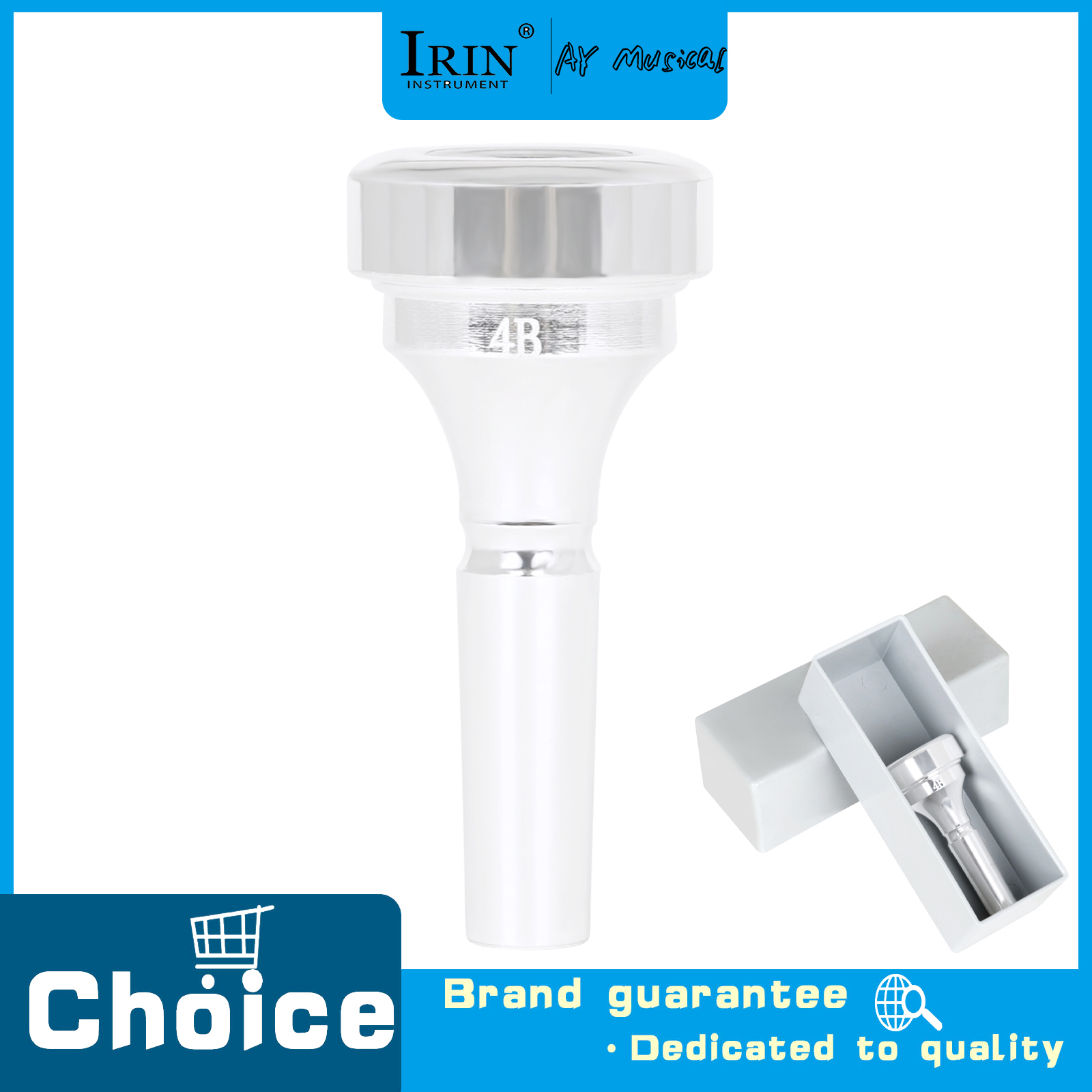 TR-17 Cornet Mouthpiece Brass  - Musical Instrument Cornet 评论和价格
